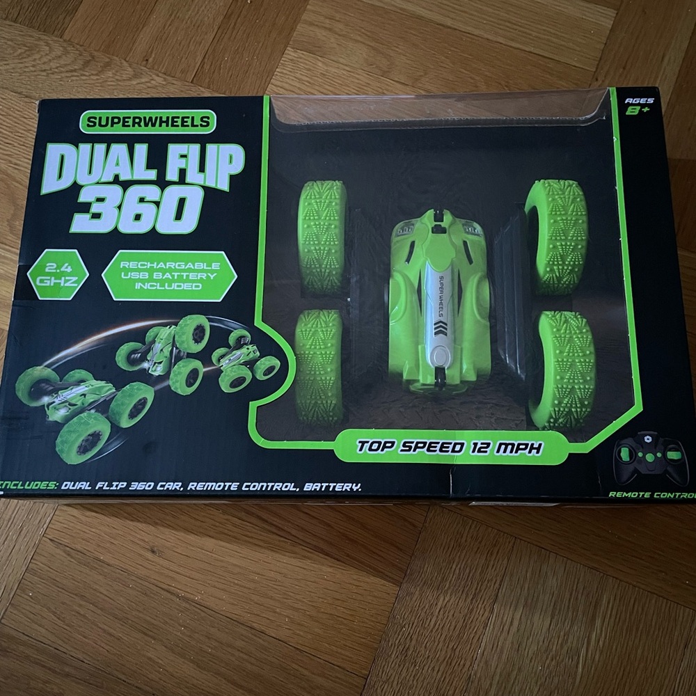 Super Wheels Dual Flip 360 Remote Control
Brand New